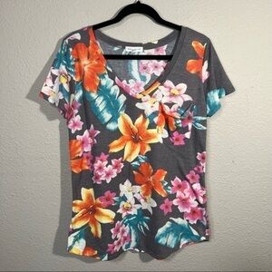 *Socialite Tropical Floral T-Shirt